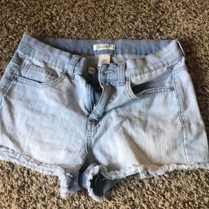 Light wash High Rise shorts